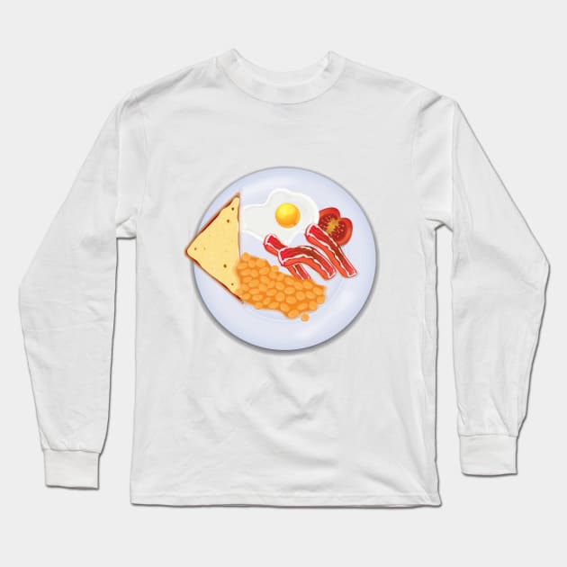 English Breakfast Long Sleeve T-Shirt by nickemporium1